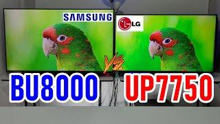 SAMSUNG BU8000 vs LG UP7750: 4K Smart TVs / Do they have HDMI 2.1 and Dolby Vision for Gaming?