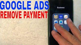   How To Remove Payment Method From Google Ads Adwords 