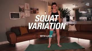 Squat Variation | Bauerfeind Workout with Lucia