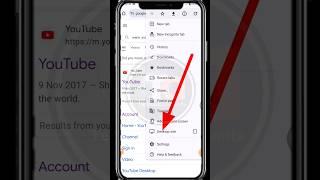 Youtube application को desktop mode पर कैसे खोलें | Google Chrome #shorts