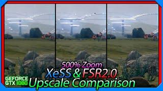 Intel XeSS vs AMD FSR 2.0 Upscale Comparison - Death Stranding