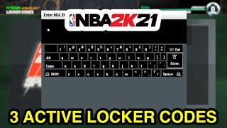 ALL 3 ACTIVE LOCKER CODES IN NBA 2K21 MY TEAM | ACTIVE LOCKER CODES