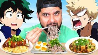 I Ate Only My Hero Academia Food for 24 Hours!