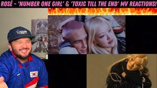 ROSÉ - 'number one girl' & 'toxic till the end' MV Reactions!