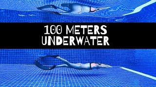 Ultimate Freediving Challenge: How To Swim Underwater 100 Meters | Dynamic Apnea