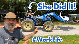 So Much WORK On The Ridge! | Jenn Jenn Done Gon' Get It on The Tractor!!! | #WorkLife