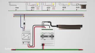 SATEL KNX-BSA12L – blind/shutter actuator