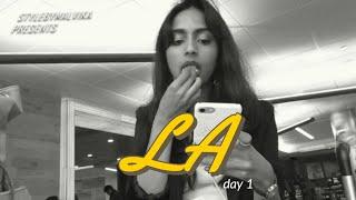 Vlog 20 // LA Day 1 // Stylebymalvika