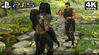 PS5 Gameplay - Predator Vs Dutch Arnold Schwarzenegger 4K 60FPS