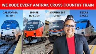We Rode Every Amtrak Cross Country Sleeper Train | How Do They Compare