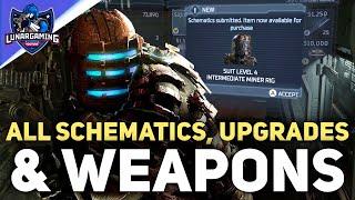 All 43 Weapons, Upgrades, Suits & Schematics Locations - Dead Space Remake 2023