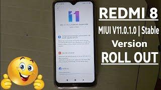 Redmi 8 MIUI V11.0.1.0 Stable update Roll out || How to Install MIUI 11 for Redmi 8