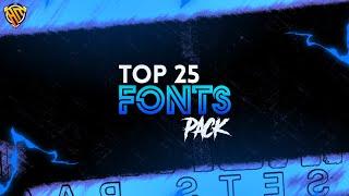 Top 25 Fonts For Status Video | Best Fonts For Editing | 2022 Best Font Free Download | Top Fonts