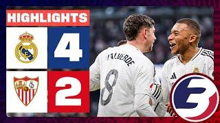 FULL MATCH HIGHLIGHTS : REAL MADRID 4-2 SEVILLA , ALL GOALS | EXTENDED | LALIGA 2024/2025