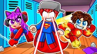 Gara Goes To SUPERHERO SCHOOL in Roblox!