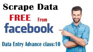 Scrape Data From Facebook Groups | Pages for Free