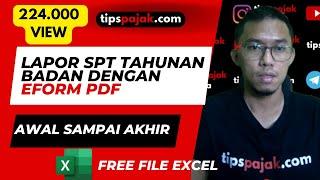 [EKSKLUSIF] Panduan Lapor SPT Tahunan Badan Online dengan EFORM PDF 2024