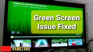 FIX GREEN SCREEN YOUTUBE IN XIAOMI MI STICK - Tips Trick OS Update August 2021 Playback Issue Fixed