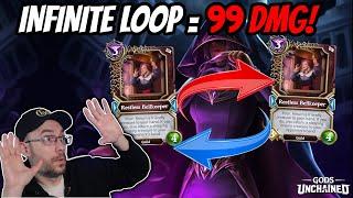 Infinite Loop = 99 Face Damage! | Gods Unchained