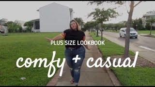 PLUS SIZE FASHION| BACK TO SCHOOL LOOKBOOK CASUAL + COMFY