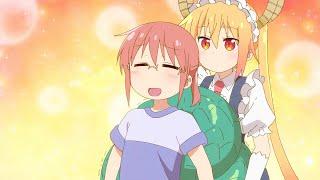 Tohru Gives Kobayashi a Tail Massage