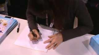 Lauren Faust Sketching Out Princess Celestia at Wonder Con 2012