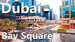 Dubai Bay Square Complex Walking Tour 2023 4K