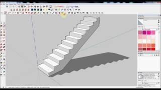 How to make a simple staircase in Sketchup [Tutorial]