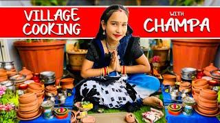 Cooking game in Hindi Part-50 | Champa ki Village Cooking for Adi | #LearnWithPari #aadyansh