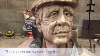 Lost Wax Bronze Casting Process of a Life Size Statues at Bronzecast Foundry