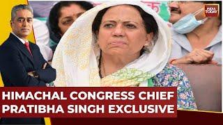 Exclusive: Rajdeep Sardesai With Himachal Pradesh Congress Chief Pratibha Singh | News Today |