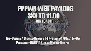 PS4 PPPwn Web Paylods 3.xx to 11.00 on Kameleon HOST аnd BinLoader Server