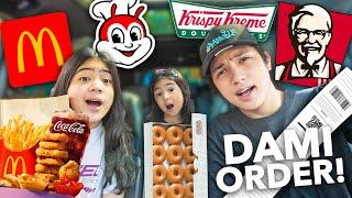 We Let The Person in FRONT of Us DECIDE What We Eat for 24 HOURS!! | Ranz and Niana