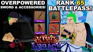 I FINALLY Got The EXTREMELY OVERPOWERED Battlepass Items In Roblox King Legacy. Here's How I Did It!