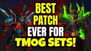 The Best Patch In The ENTIRE HISTORY Of WoW For Transmog Sets! WoW Dragonflight