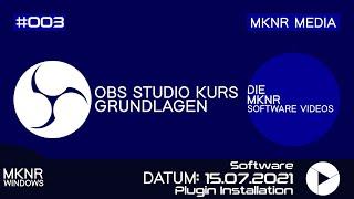 Plugin Installation | OBS Studio Kurs