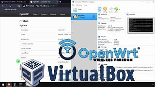 Install OpenWRT in VirtualBox VM