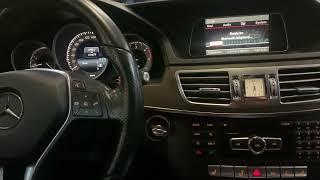 Mercedes E class 2014 change menu language