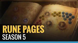 Season 5 Rune Page Set Ups - League of Legends