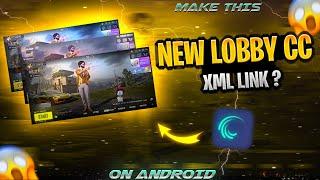 Make This New Lobby Cc in AlightMotion | Xml Link in Description | Free Cc Presets