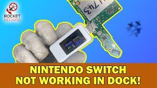 Nintendo Switch Charges OK But Not Working in Dock!!