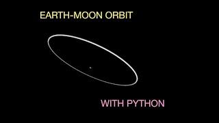 Modeling the Earth Moon System With Python