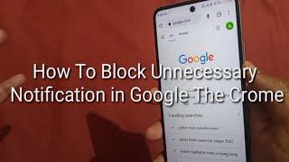 How To Block Unnecessary Notification In Google Chrome 2023