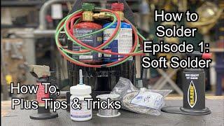 How to Solder Episode 1: Soft Solder- band instrument repair- Ferree’s tools- Wes Lee Music Repair