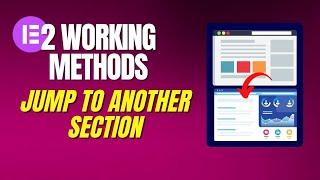 [FIX] Elementor Jump to Another Section not working | Elementor | JavaScript