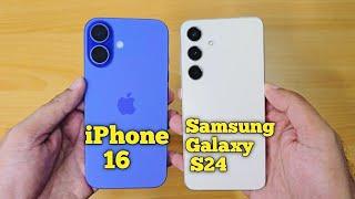 iPhone 16 Vs Samsung Galaxy S24 Speed Test & Multitasking Comparison |