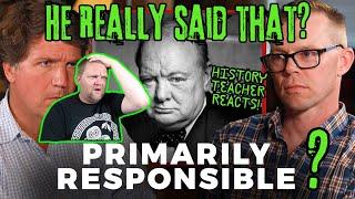 Why Winston Churchill Shouldn’t Be Seen as a Hero | Darryl Cooper | History Teacher Reacts