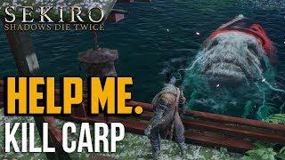 Sekiro : How to Kill Giant Carp (Big Fish)