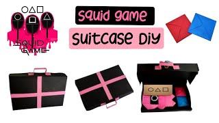 DIY Squid Game || How to Make Origami Suitcase Box || Squid Game mini Suitcase  @sizzlingart