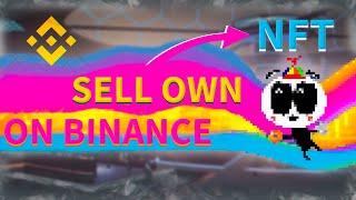 NFT create and sell on nft binance marketplace platform. Own nft make easy